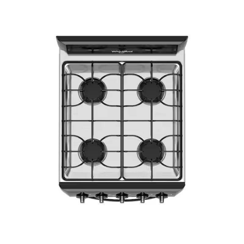 4-Burners Freestanding Gas Range in Black W366