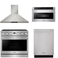 36 Gas Range, Range Hood, Dishwasher and Microwave C13677
