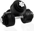 Adjustable 105 lbs Cast Iron Dumbbell Set N73386