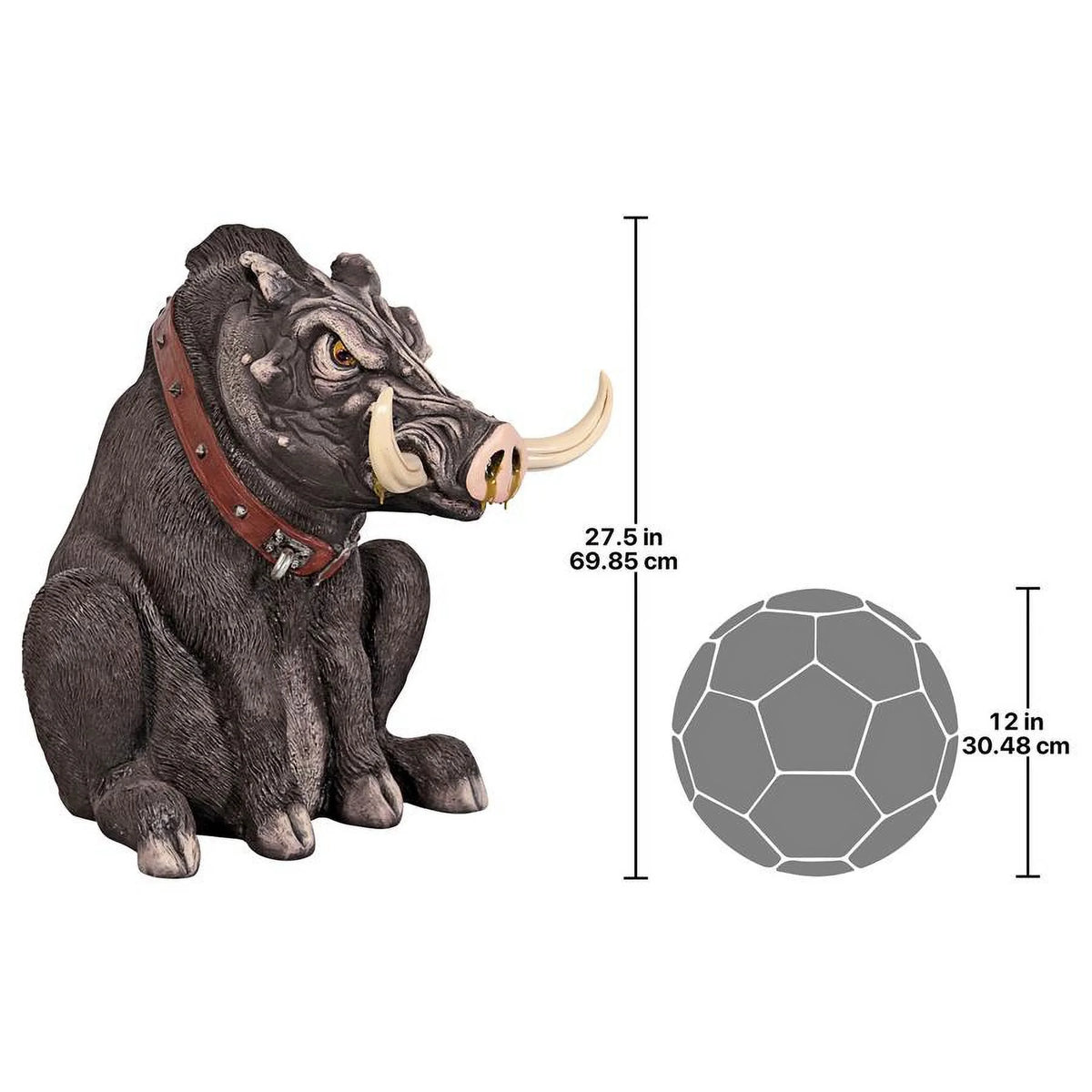 Giant Warthog Garden Statue K7520
