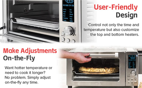 21-Qt Convection Toaster Oven Air Fryer Combo S522