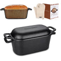 3.6QT Pre-Seasoned Cast Iron Dutch Oven with Lid F2338