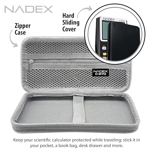 Black Graphing Scientific Calculator with Carrying Case P518
