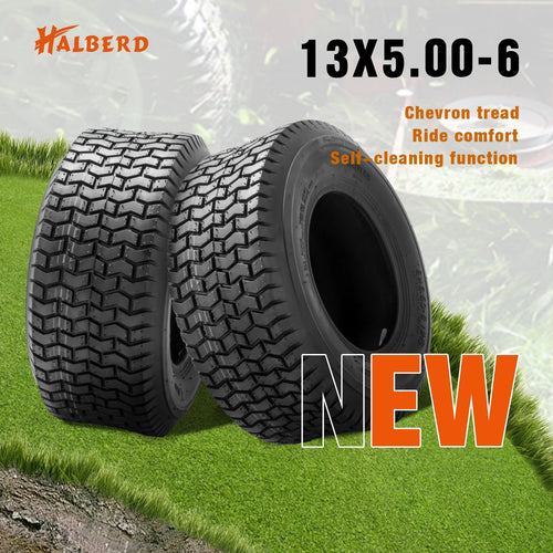 13x5.00-6 4 Ply Turf Tire Set of 2 U8741