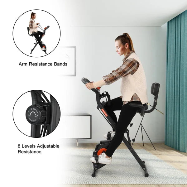 Folding 3 in 1 Upright Recumbent Exercise Bike P762