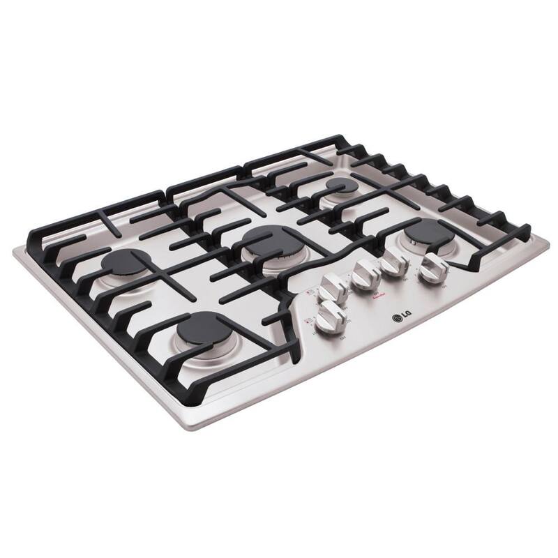 30 in. 5 Burner Stainless Steel Gas Cooktop F21036