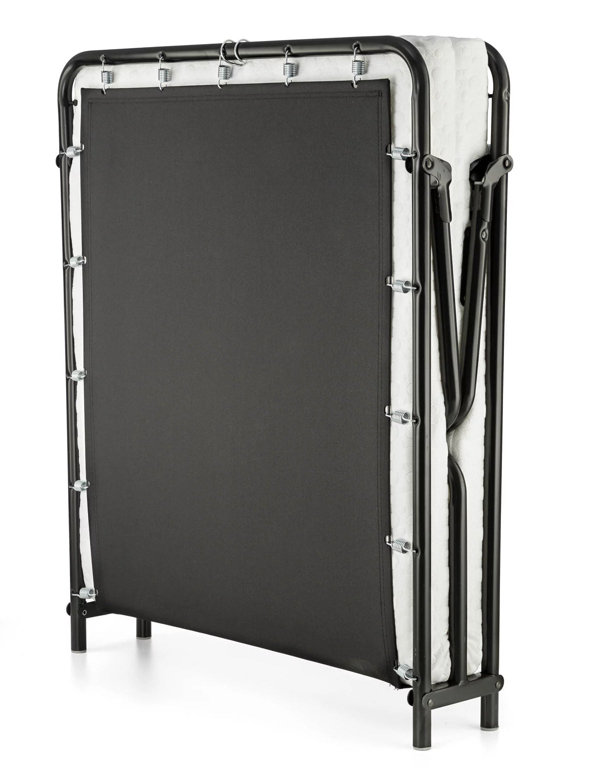 Black Twin Steel Folding Bed Z845991