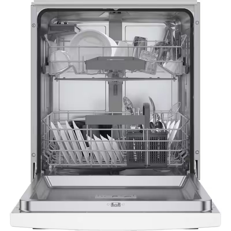 White Smart Front Control Dishwasher with Stainless Steel Tub Z9863