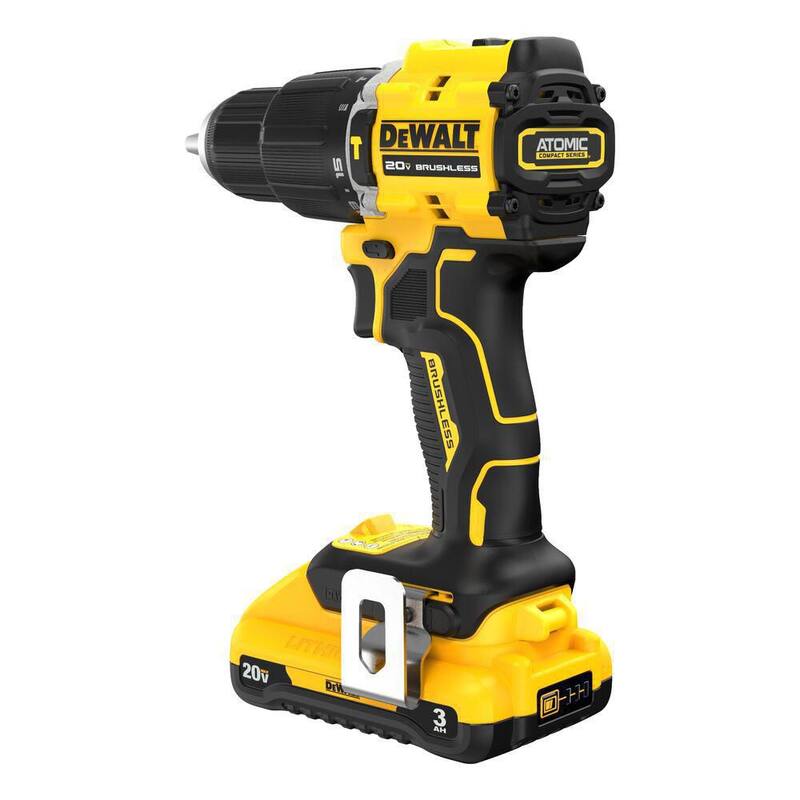 20-Volt Lithium-Ion Cordless 1/2 in. Compact Hammer Drill with Battery, Charger and Bag S36835
