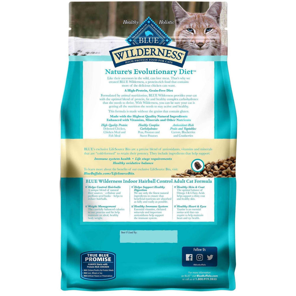 Blue Indoor Hairball Control Cat Dry Food G55662