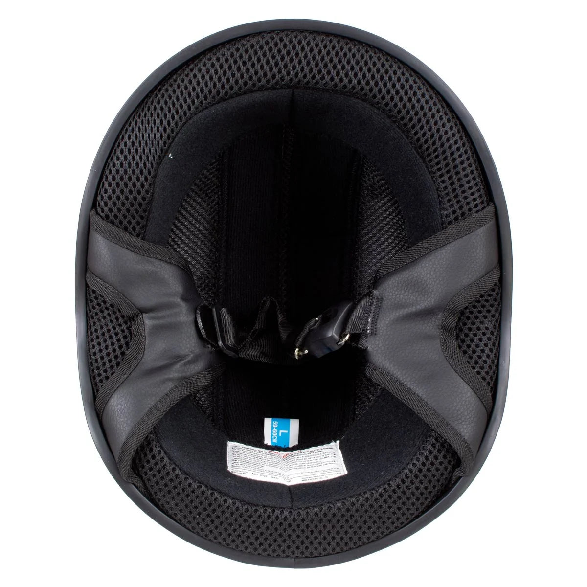Flat Black DOT Approved Half Helmet P46320