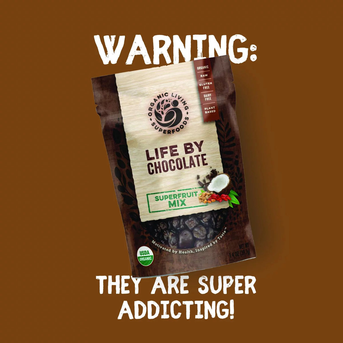 Organic Dark Chocolate Superfruit Mix 1.4oz Q359