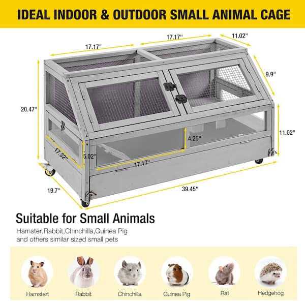 Large Wooden Guinea Pig Cage G122