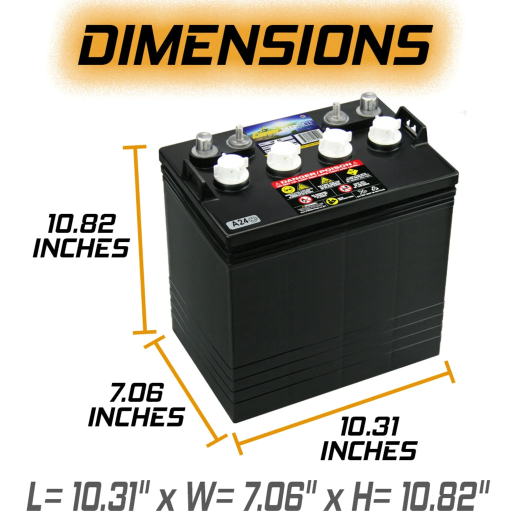 8V Deep-Cycle Flooded Battery G189