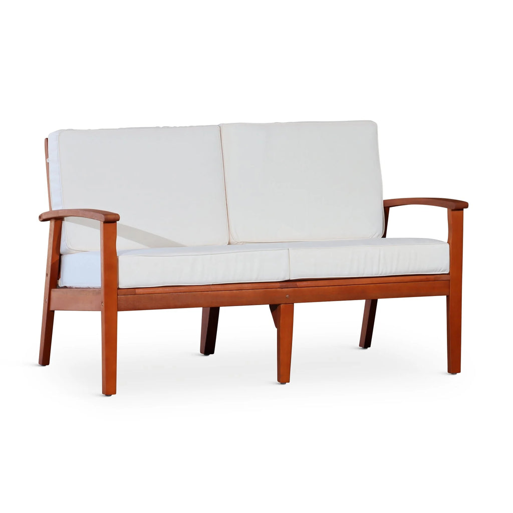 Eucalyptus Loveseat with Cushions Q731511
