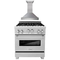 30 Gas Range and Range Hood Appliance Package T8212