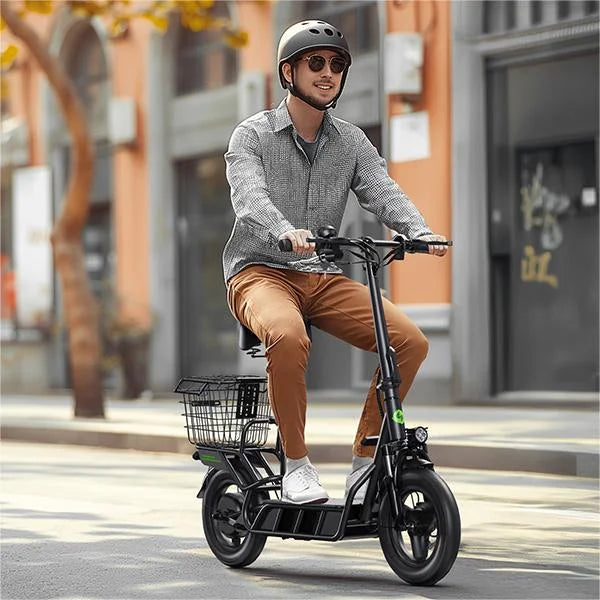 700W Motor 14" Pneumatic Tire Foldable Electric Scooter with Seat N25511