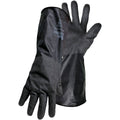 Butyl Rubber Glove with Rough-Grip, Black H384