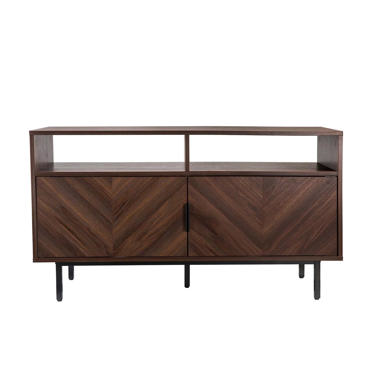 Walnut Media Console with Storage I86633