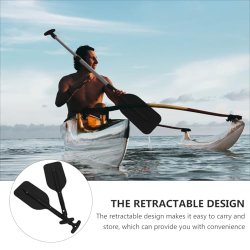 2Pcs Adjustable Aluminum Alloy Kayak Paddle E279