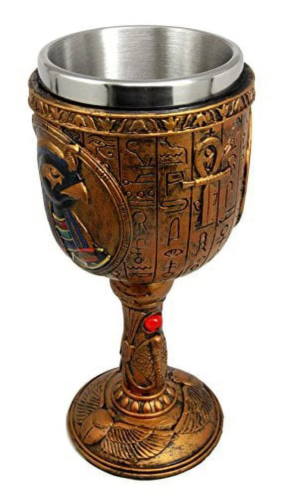 Egyptian God Wine Goblet Chalice T17641