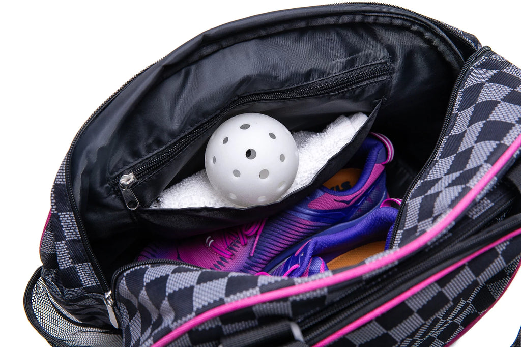 Women’s Pickleball Bag with Water Bottle Holder and Paddle Case N105