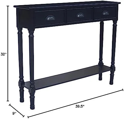 Console Table with 3 Drawers D7442