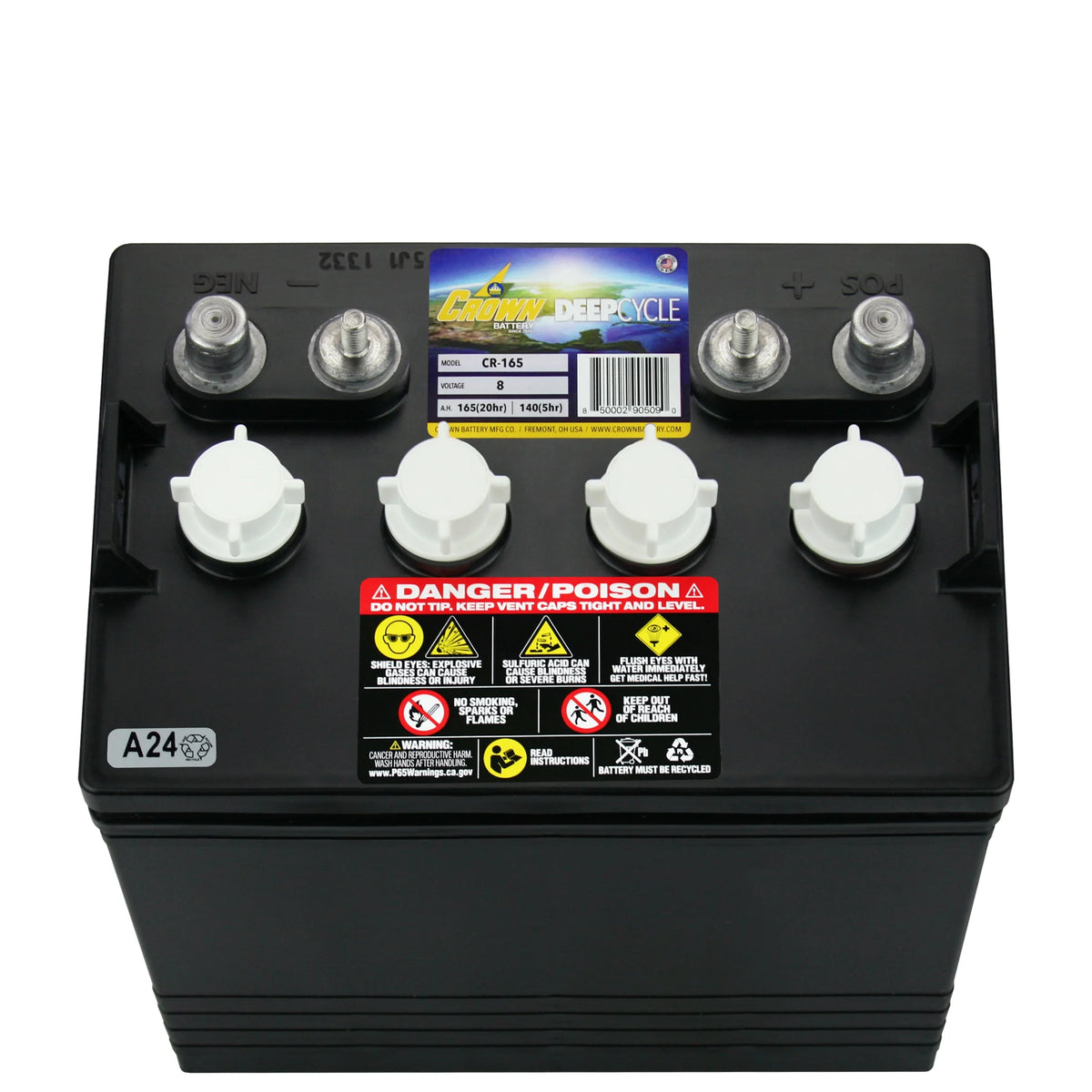8V Deep-Cycle Flooded Battery G189
