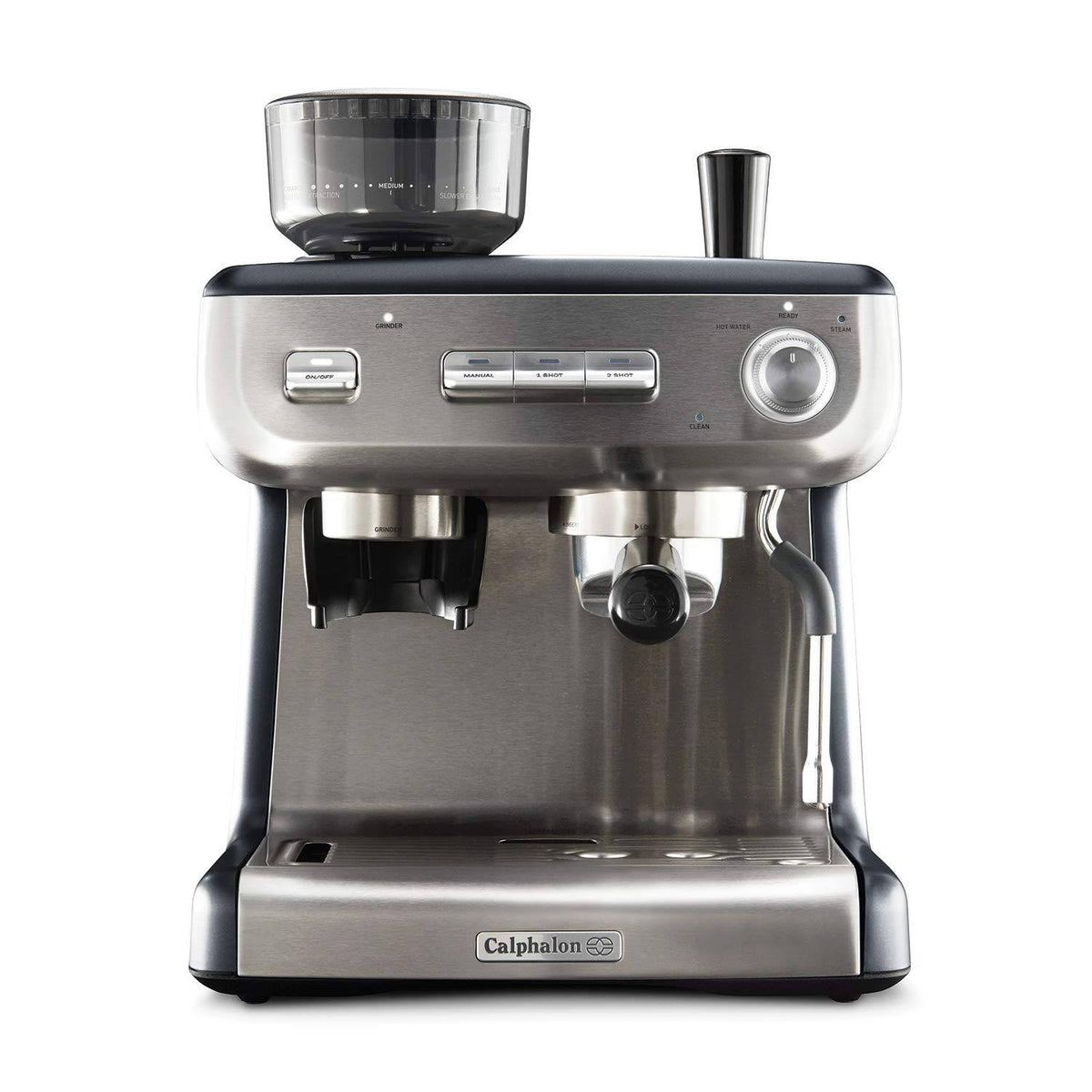 Espresso Machine with Grinder and Steam Wand F417112