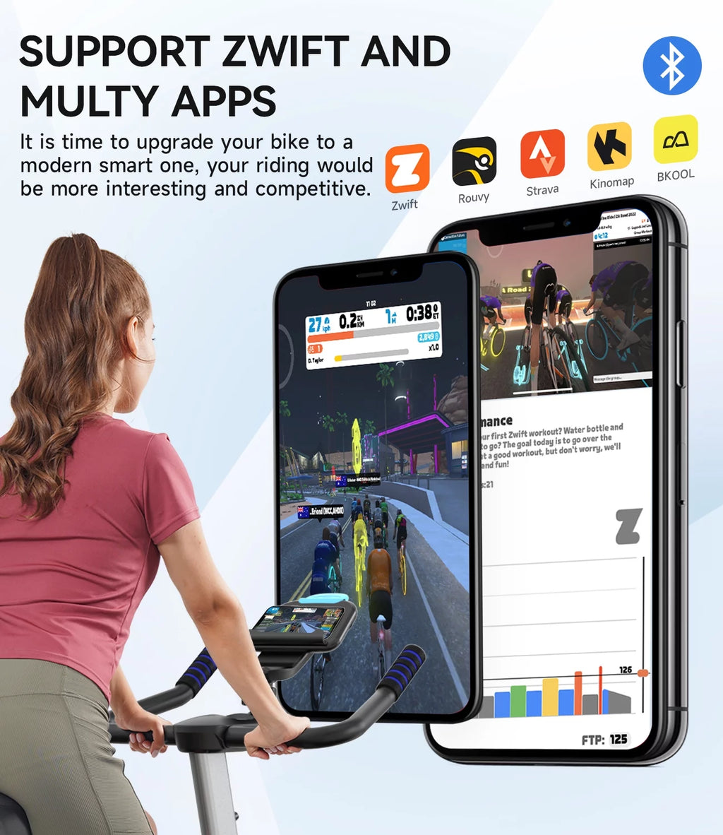 Bluetooth Magnetic Exercise Bike Stationary I7774