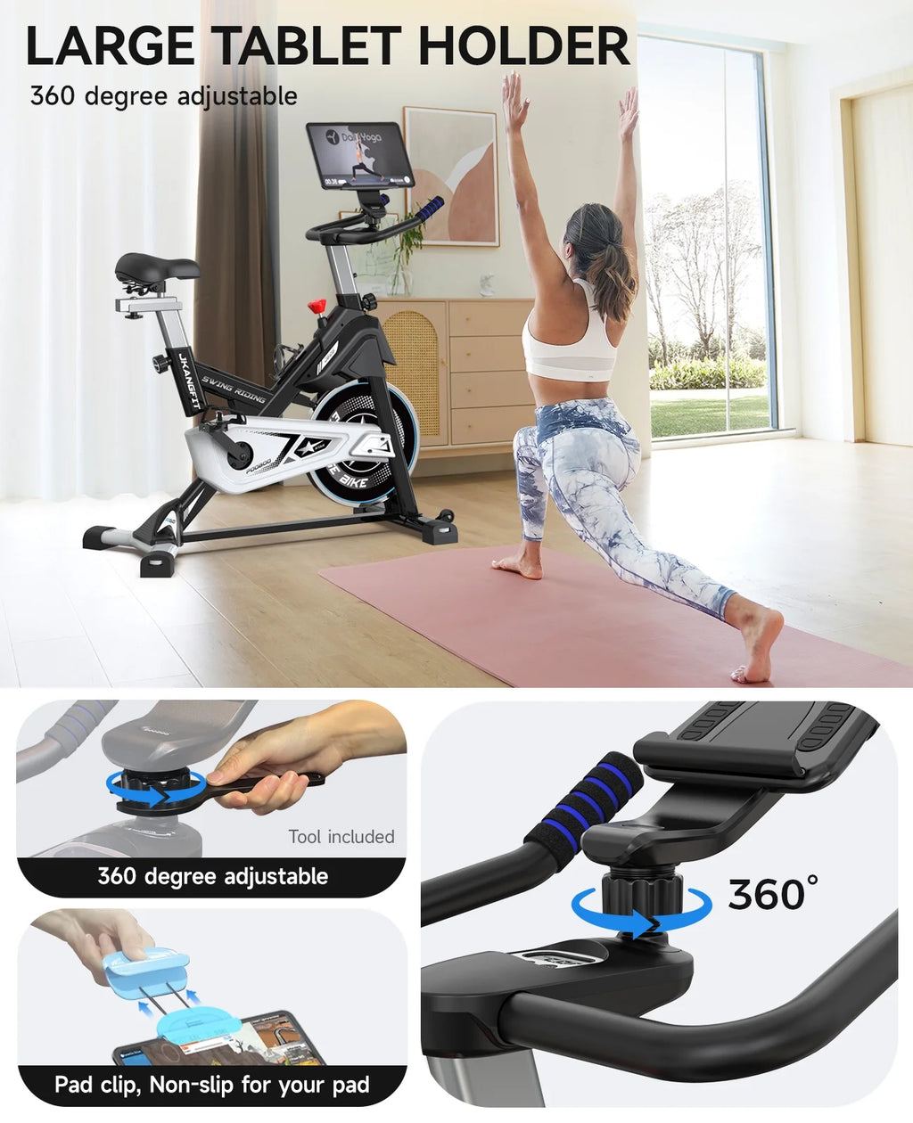 Bluetooth Magnetic Exercise Bike Stationary I7774