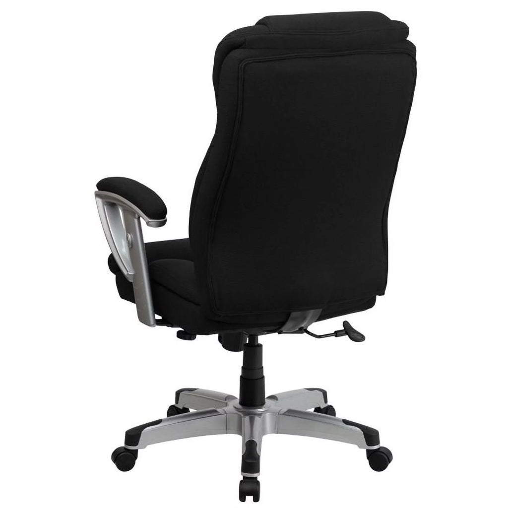 Black Fabric Office Chair with Arms N8374