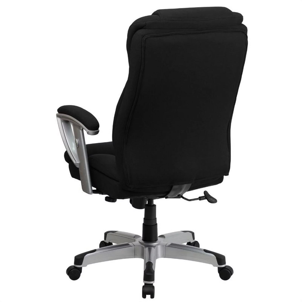 Black Fabric Office Chair with Arms N8374