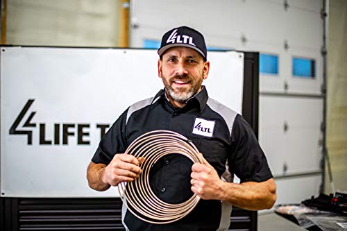 25 ft 1/4 Copper-Nickel Brake Line Tubing Coil and Fitting Kit I375567