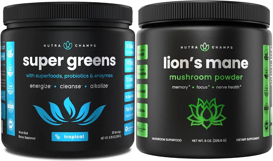 Super Greens Tropical & Lion's Mane Powder P753513