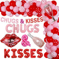 Pink Red White Balloon Garland Decoration Z214697