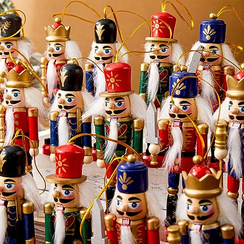 Christmas Nutcracker Ornament 12 Pcs O866535
