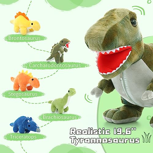 23" 5-in-1 Shark Stuffed Animal Plush Set T315