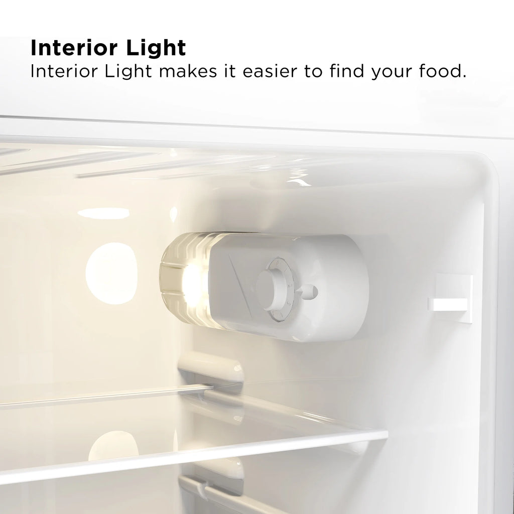 4.5 Cu. ft. Two Door Refrigerator Black Stainless Look F437