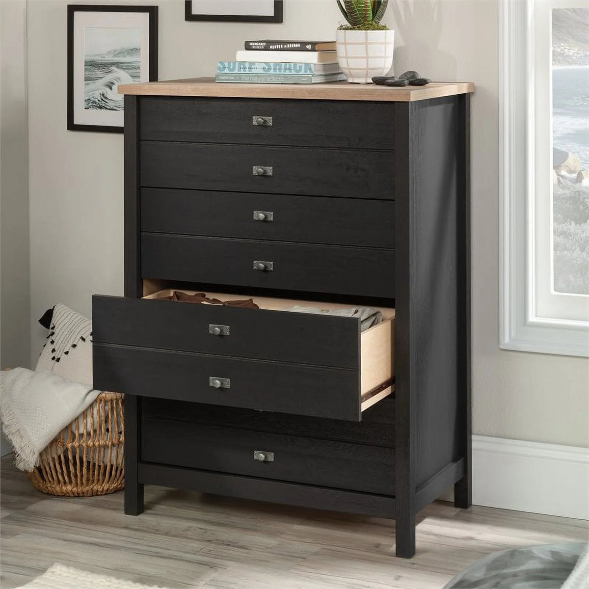 4 Drawer Oak Dresser W63513