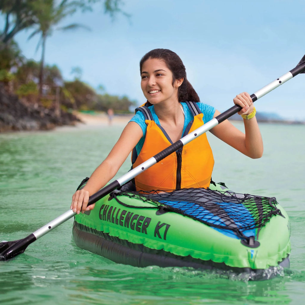 Inflatable Single Person Kayak Set with Pump Q389683