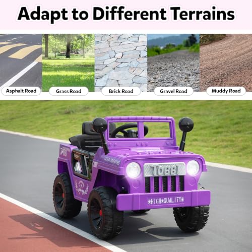 12V Kids Electric Ride On Car Toy with Off-Road Wheels C6415