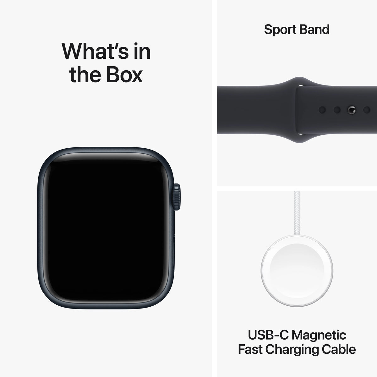 Midnight Aluminum 45mm Fitness Tracker with Sport Band N567