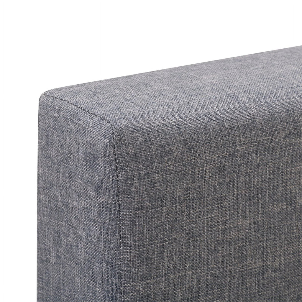 Upholstered Engineered Wood Queen Bed in Gray I88387