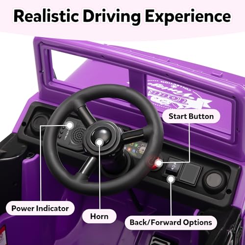 12V Kids Electric Ride On Car Toy with Off-Road Wheels C6415