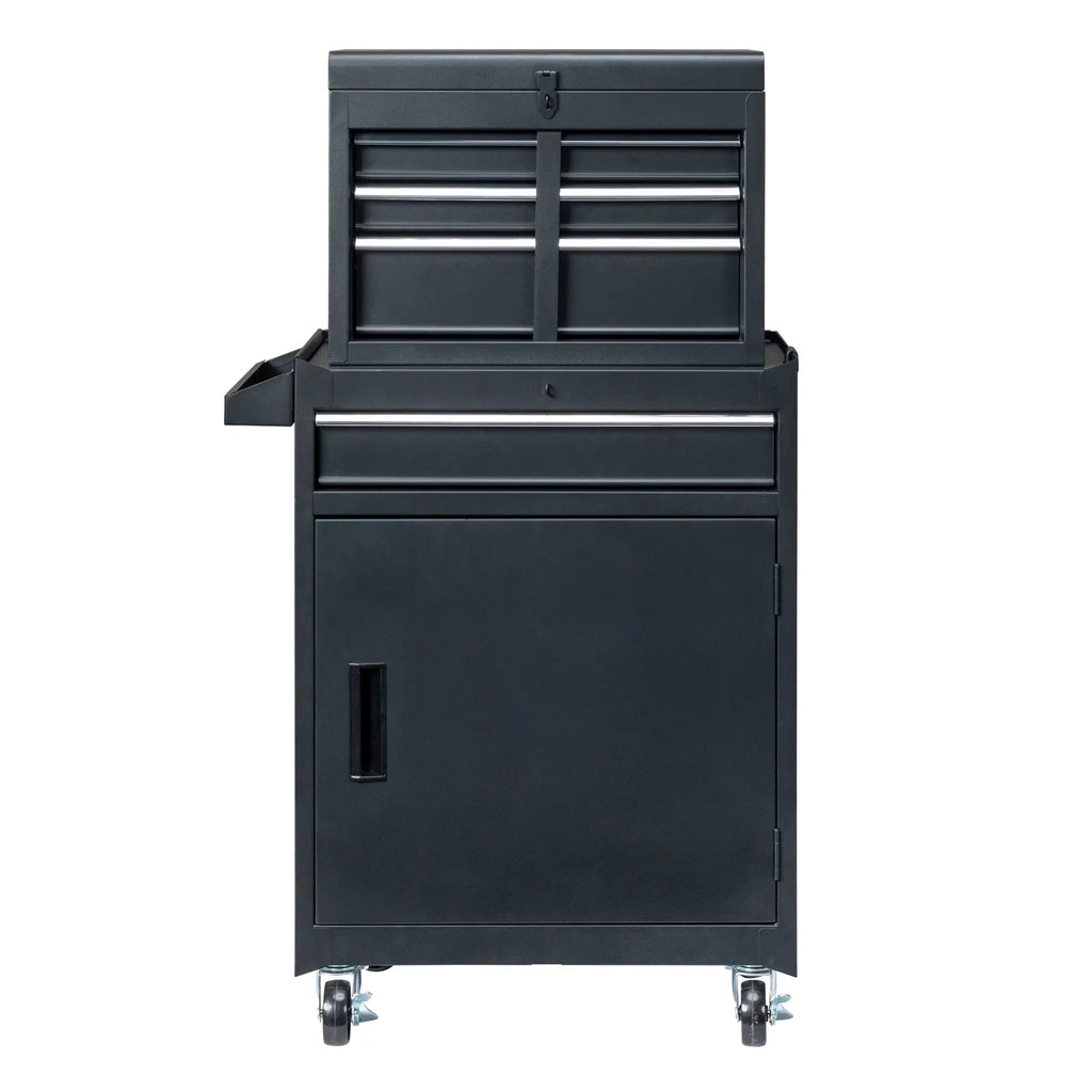 2 in 1 Rolling Tool Chest with 4 Drawers E5998