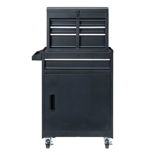 2 in 1 Rolling Tool Chest with 4 Drawers E5998