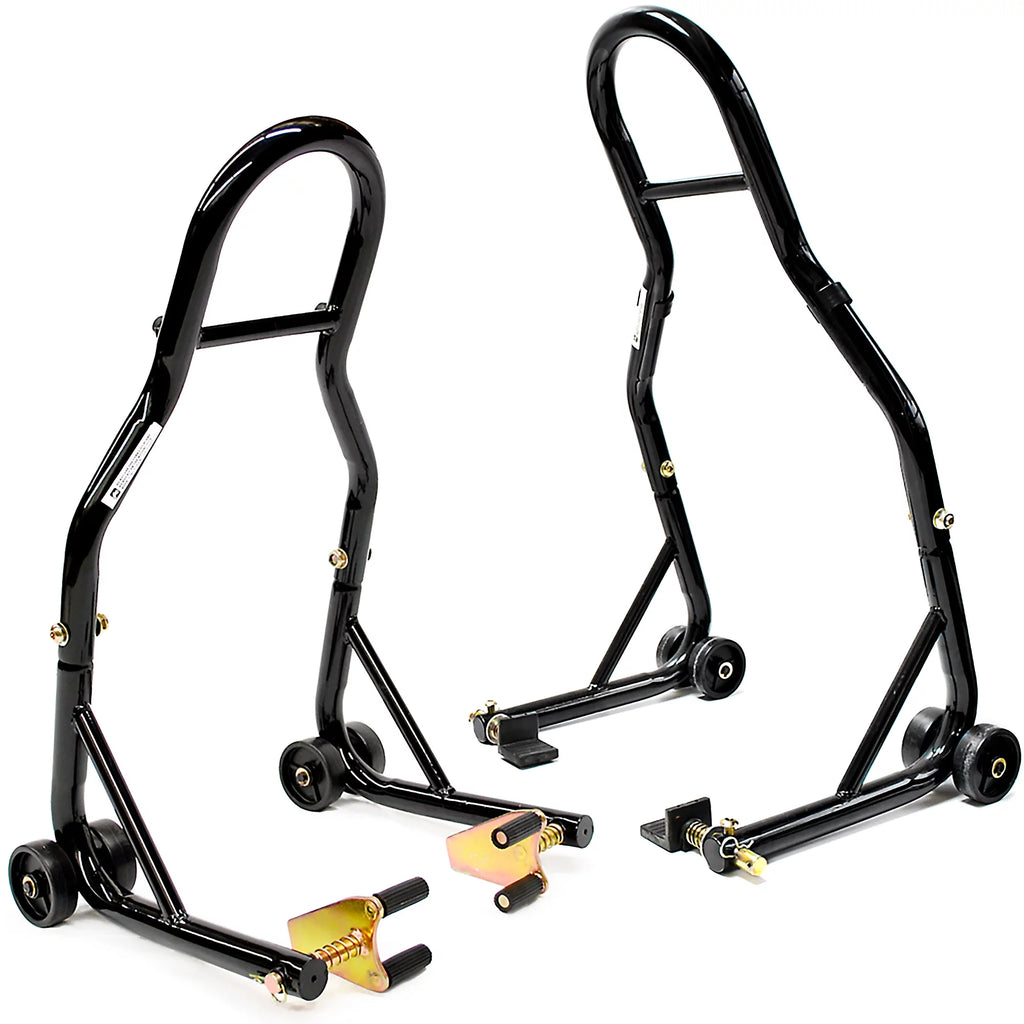 Motorcycle Front Rear Paddle Wheel Lift Stand H7758