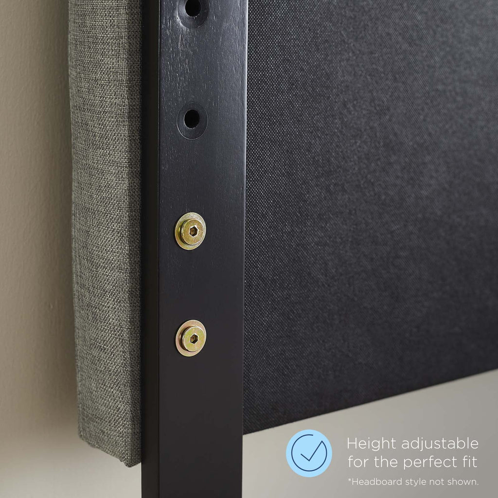Grey Wood Full Size Headboard X37126
