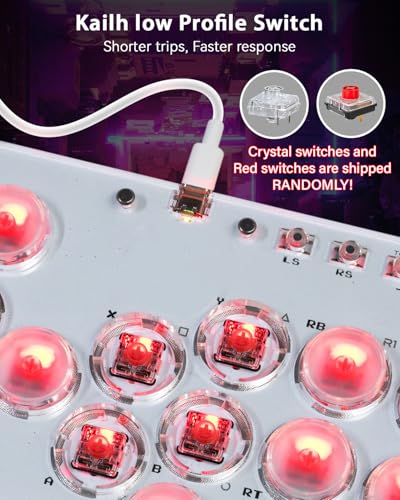 Black All-Button Arcade Stick with Turbo Functions & Custom RGB D1482